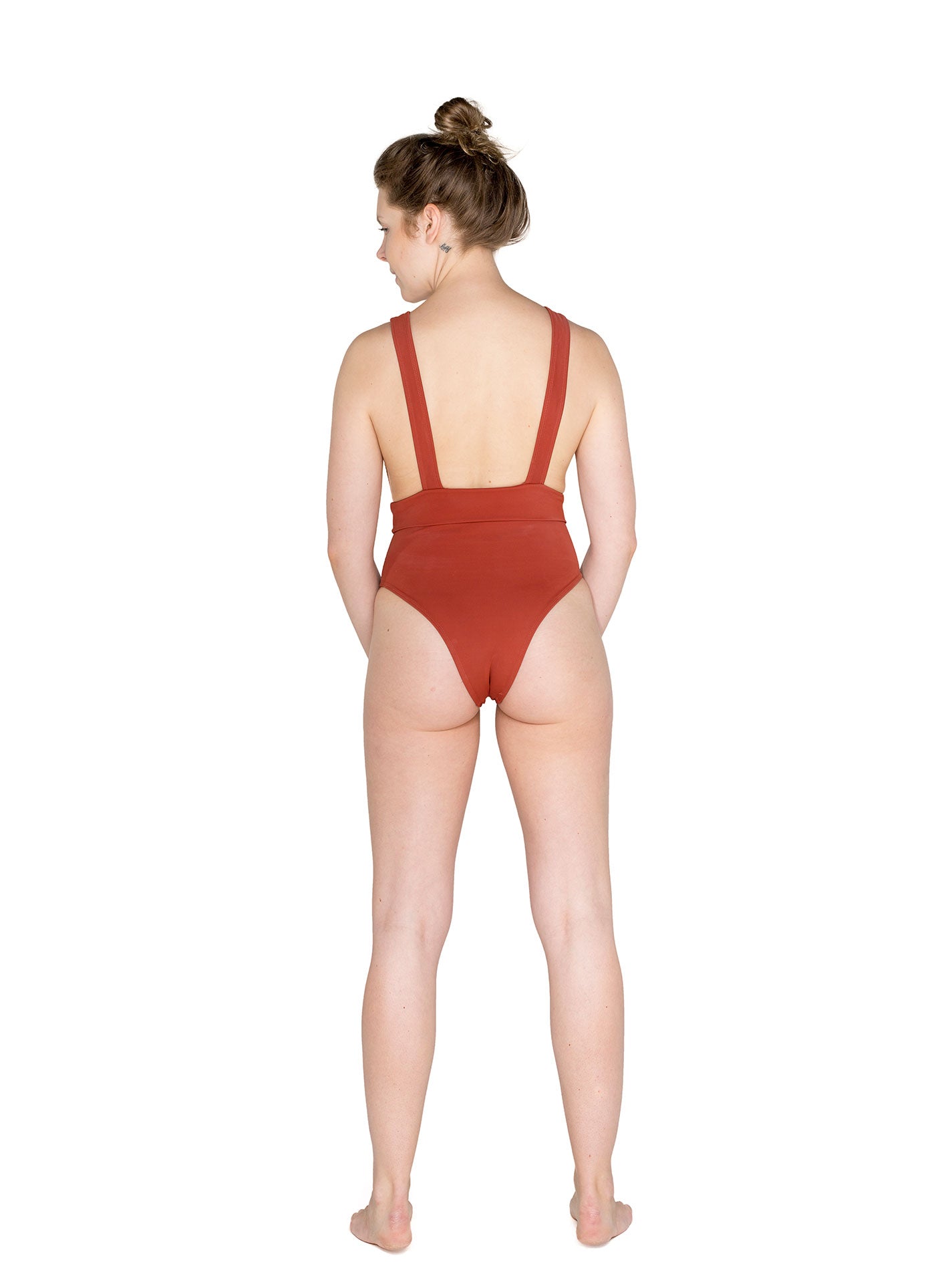 Malika "the Queen" One-Piece - Rustrød